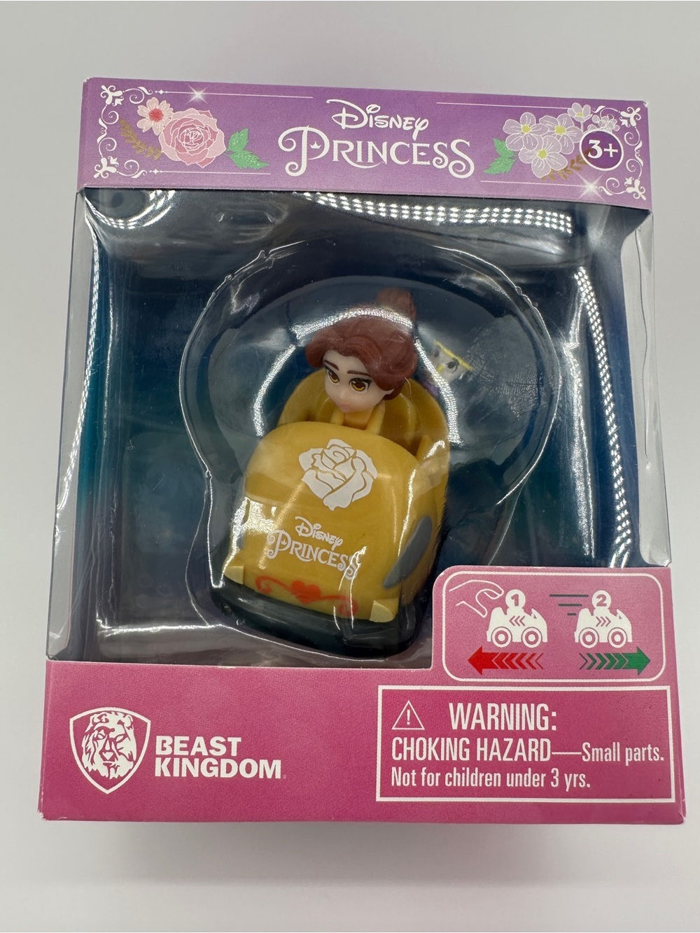 Beast Kingdom Disney Princess Belle Beauty & The Beast Pull Back Car Series